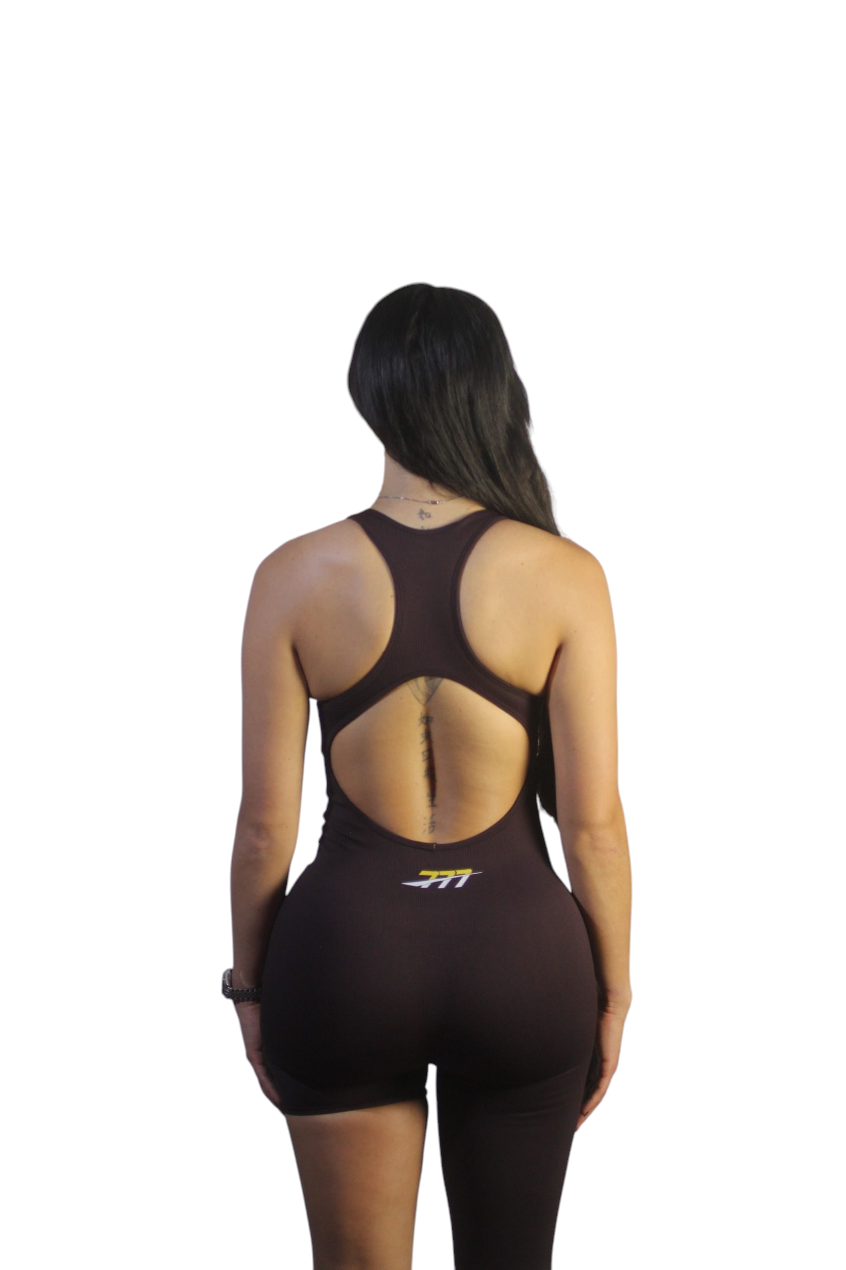 Crimson One Leg Bodysuit